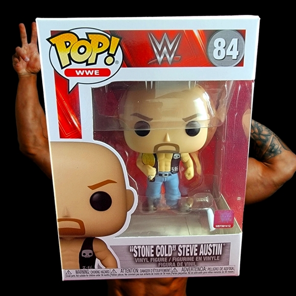 "Stone cold" Steve Austin funko # 84 (nib) With pop protector - Picture 1 of 7
